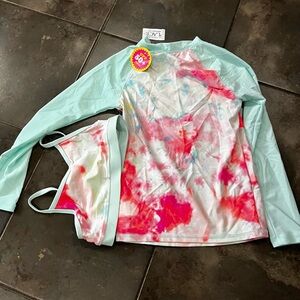 Girls Rashguard  nwt  7/8